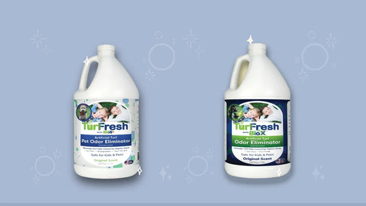 TurFresh BioS+ and BioX turf cleaners side by side