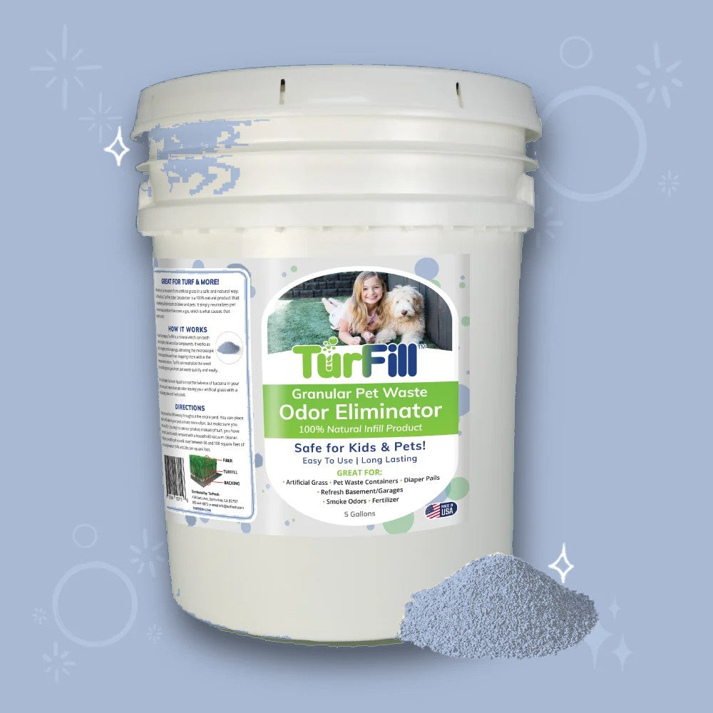 TurFill 5 gallon artificial grass deodorizing infill bucket