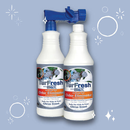 TurFresh BioX 32oz Dual Pack, artificial turf cleaning product