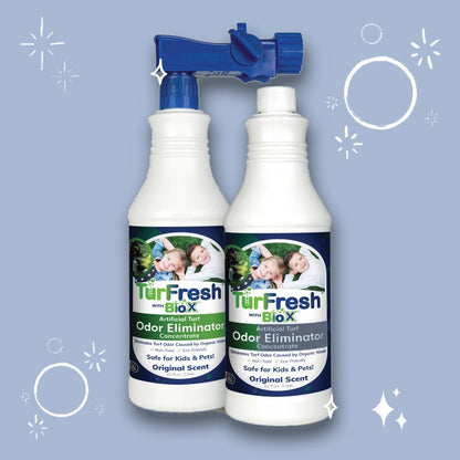 TurFresh BioX 32oz Dual Pack, artificial turf cleaning product