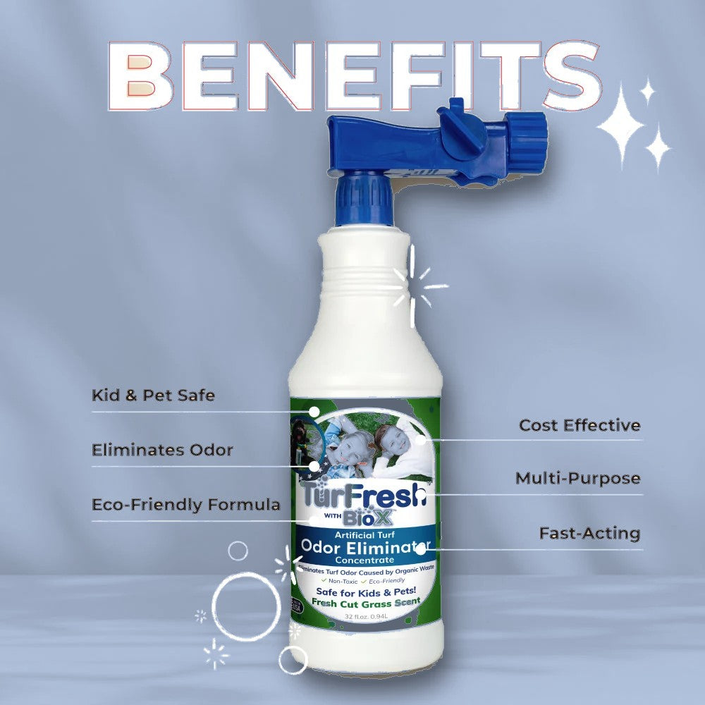 TurFresh BioX 32oz Case (12 Count), artificial turf cleaning product