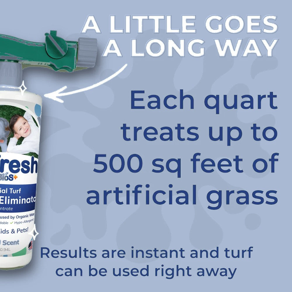 TurFresh BioS+ 32oz Case (12 Count), artificial turf cleaning product