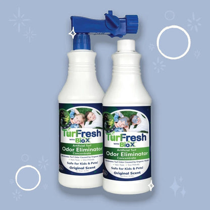 TurFresh biox 32oz dual pack turf cleaning product